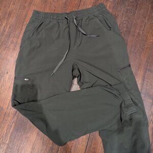 Eddie Bauer Polar Pant Womens 10 Plaid Fleece Lined Cargo Pockets Stretch